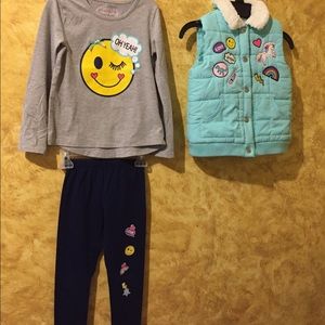 WINTER OUTFITS (VEST/SHIRT/LEGGINGS)
